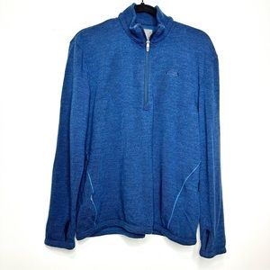 Icebreaker Merino Wool Men’s 1/4 Zip Pullover Layering Sweater Size Small Blue